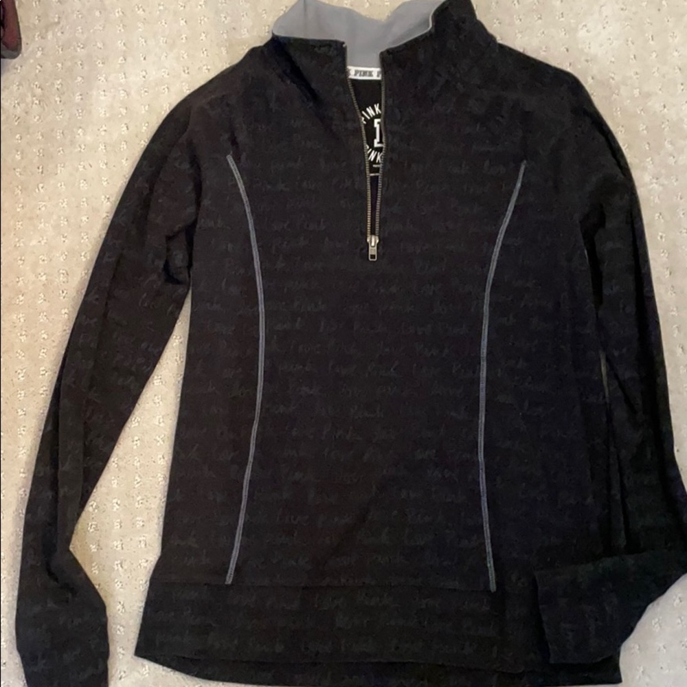 Pink half zip